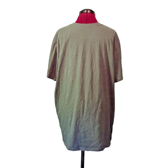 The North Face T Shirt Green Mens Size XXL Graphic Logo Half Dome Short Sleeve - Picture 2 of 6